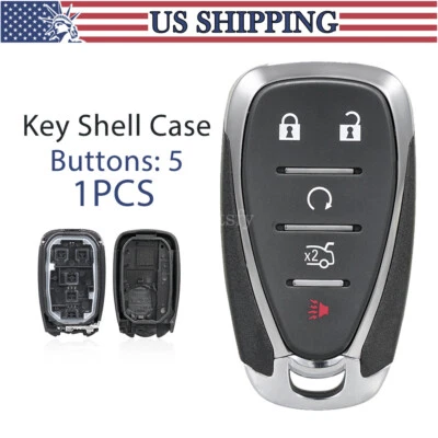 Replacement For 2016 2017 2018 2019 2020 2021 Chevy Malibu Key Fob Remote Shell - Image 1 of 4
