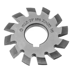M2.5 No.8 20 Degree HSS Involute Gear Cutter Module Rack Milling Lathe Machine - Picture 1 of 3