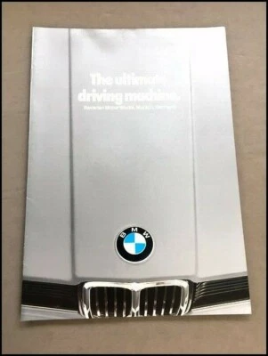 1979 BMW 20-page Original Car Sales Brochure - 633CSi 528i 320i 733i Foto 1 de 4