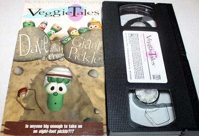 VeggieTales: Dave and the Giant Pickle (VHS, 1996) Big Idea, 8 Foot Pickle - Image 1 of 2