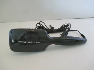 INFINITY PRO CONAIR DIAMOND BRILLIANCE SHINE SYSTEM HOT PADDLE BRUSH BLACK - Image 1 of 4