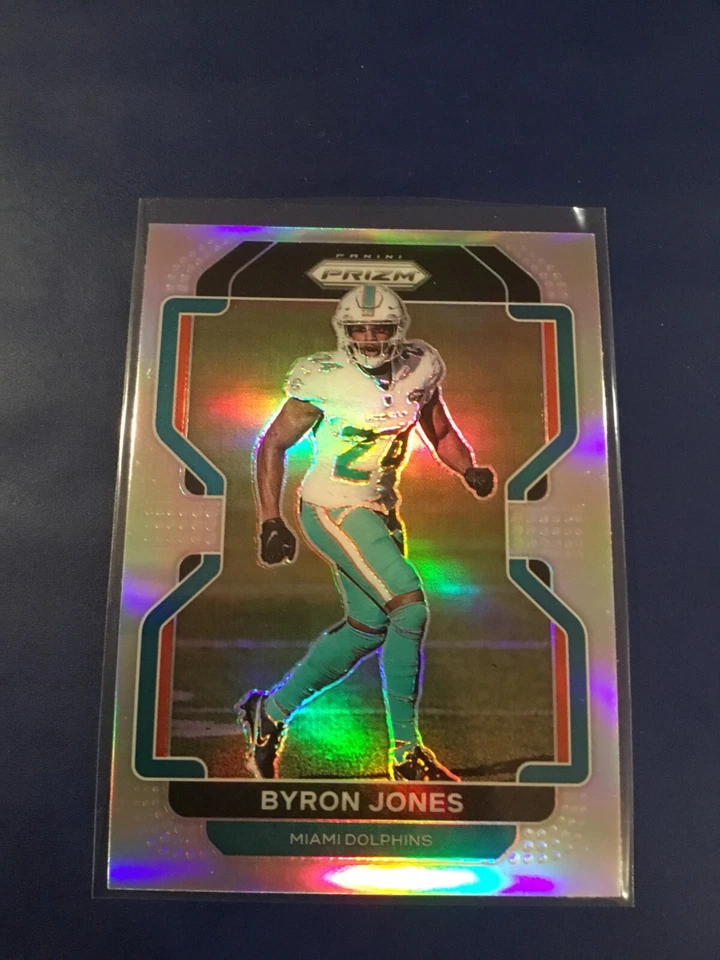 2021 Panini #110 BYRON JONES Silver Prizm Miami Dolphins Football Card - Image 1 of 1