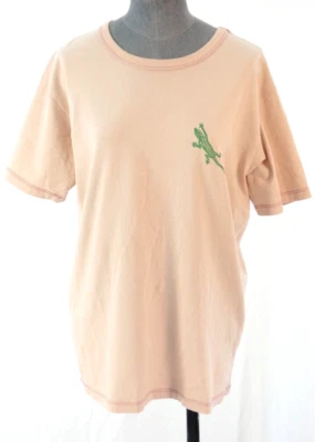 Camiseta Para Hombre Bianca Chandon Rosa Pálido Algodón Gecko Estampado Lagarta Talla S Foto 1 de 4