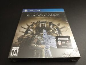 Middle Earth Shadow of War Gold Edition Sony Playstation 4 PS4 BRAND NEW SEALED!