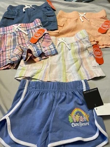 Wonder Nation NWT Girls XS 4-5 Shorts Lot of 5 - Picture 1 of 4
