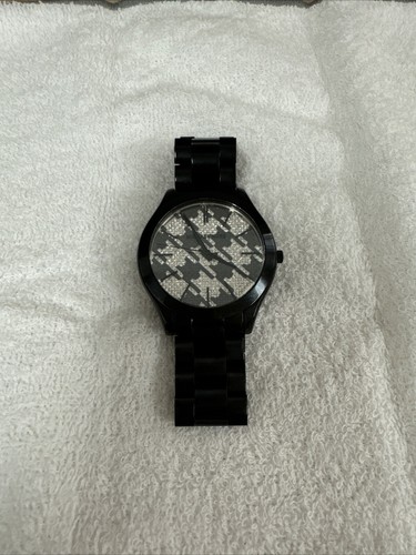 Orologio da donna Michael Kors MK3326 con pied de poule 5 ATM Acciaio inossidabile