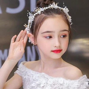 Child Hair Ribbon Women Girl Garland Accessories Princess Headband - Picture 1 of 4