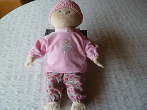 JAKO - O, Krümel 43 cm Kleidung ,rosa Shirt, Hose rosa Strickmütze ,neu - Bild 1 von 1