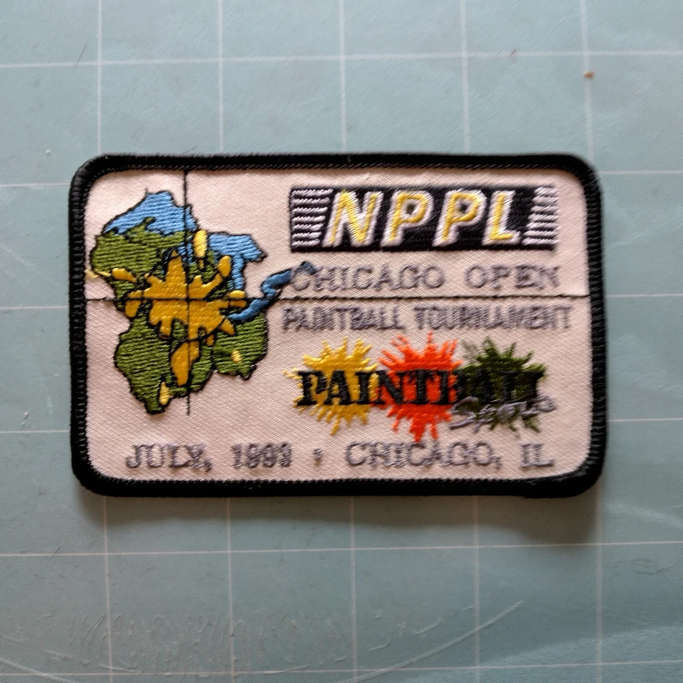 Parche de paintball tamaño Bad Boyz Toyz Torneo de paintball NPPL Chicago Open Aug 94 Foto 1 de 1