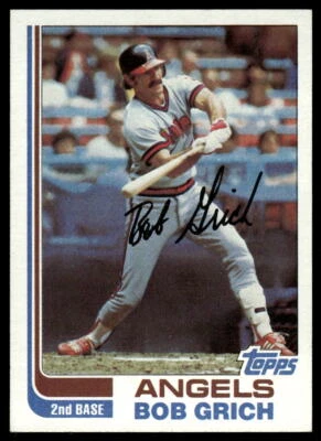 1982 Topps #284 Bob Grich - Image 1 of 2