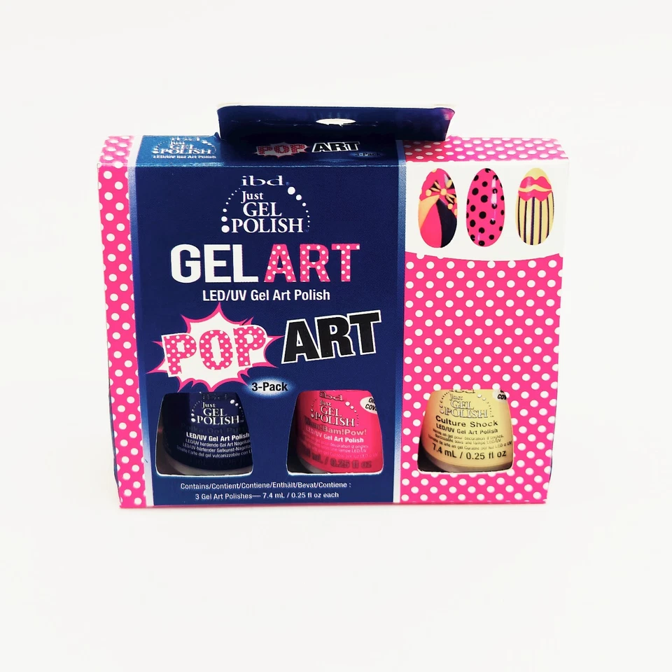 IBD - Just Gel Polish - Pop Art Set - 3 包 x 7.4 毫升 / 0.25 盎司 — 第 1/1 张图片