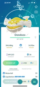 Shiny Dondozo Mini PTC 100k stardust - Picture 1 of 1