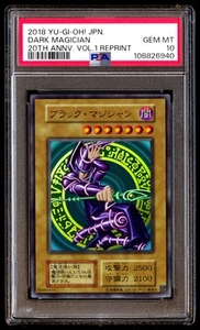 PSA 10 Dark Magician Yu Gi Oh! 20th Anniversary Volume 1 Reprint Japanese 2018 A - Picture 1 of 3