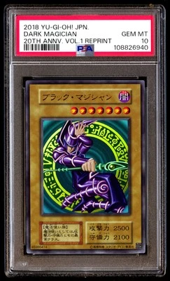 PSA 10 Dark Magician Yu Gi Oh! 20th Anniversary Volume 1 Reprint Japanese 2018 A - Image 1 of 3