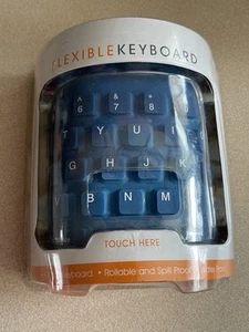 Iconcepts Flexible Keyboard, Blue, Brand New Sealed - Picture 1 of 4