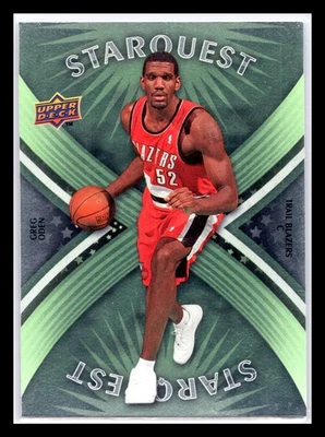 2008-09 Upper Deck First Edition #SQ-26 Greg Oden StarQuest Green Trail Blazers - Image 1 of 2