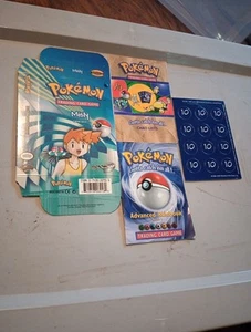 Pokémon Misty Theme Deck 2000 Vintage Gym Heroes BOX & Inserts ONLY Great Shape - Picture 1 of 9