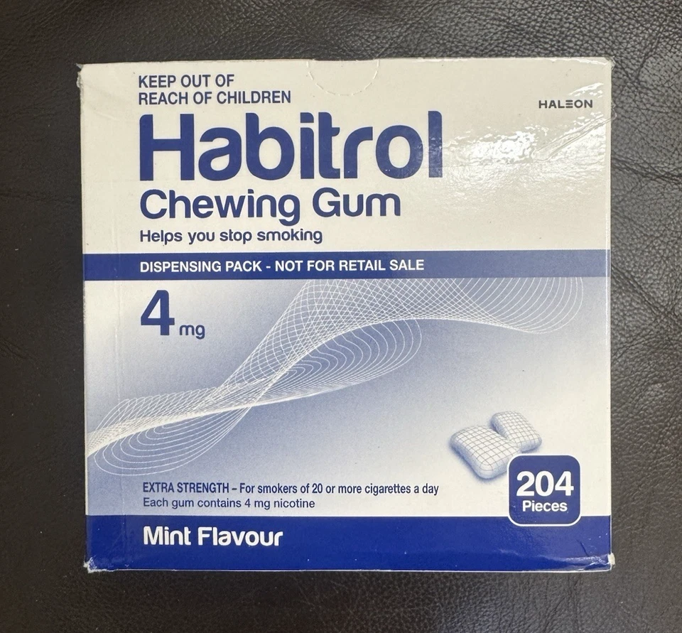 4 Cajas Habitrol Goma Nicotina 4mg Como Nueva 204 Piezas - Exp 2027 - Envío Gratis Foto 1 de 1