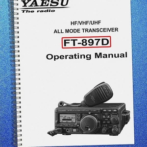 YAESU FT-897D Transceiver User Operating Manual - METAL WIRE BOUND - Picture 1 of 5