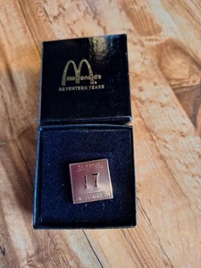 MCDONALD'S EMPLOYEE---17 YEAR PIN  - Picture 1 of 1