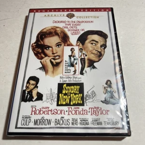 Sunday in New York (2011,Warner) NEW Sealed DVD 1963 Cliff Robertson New sealed - Foto 1 di 3