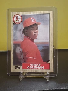 1987 Topps - Vince Coleman #590 Cardenales de San Luis - Imagen 1 de 2
