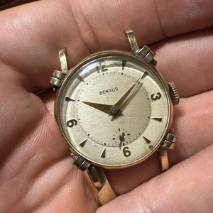 Vintage Benrus Men's Fancy Lugs Mechanical Wrist Watch Cal BB4 Swiss Rare - Picture 1 of 4