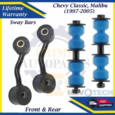 Barras estabilizadoras delanteras y traseras premium OE para Chevy 1997-2005 garantía de por vida Foto 1 de 4