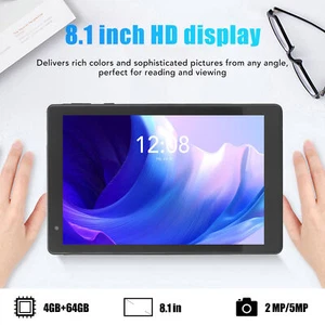 New For 10 Tablet 8.1in 4GB RAM 64GB ROM 2.4 5Ghz WiFi Dual SIM Dual Sta - Picture 1 of 23
