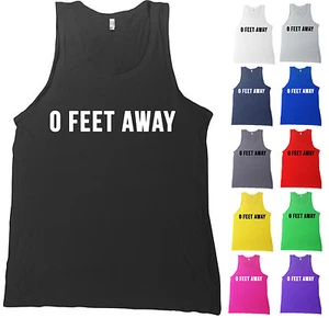 Zero Feet Away Bella + Canvas Tank Top 0 FT Grindr Gay App Shirt - MORE COLORS - Picture 1 of 6