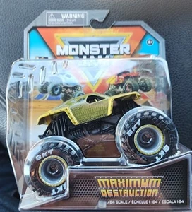 2024 SPINMASTER MONSTER JAM SERIE 34 MAXIMALE ZERSTÖRUNG GOLD - Bild 1 von 6