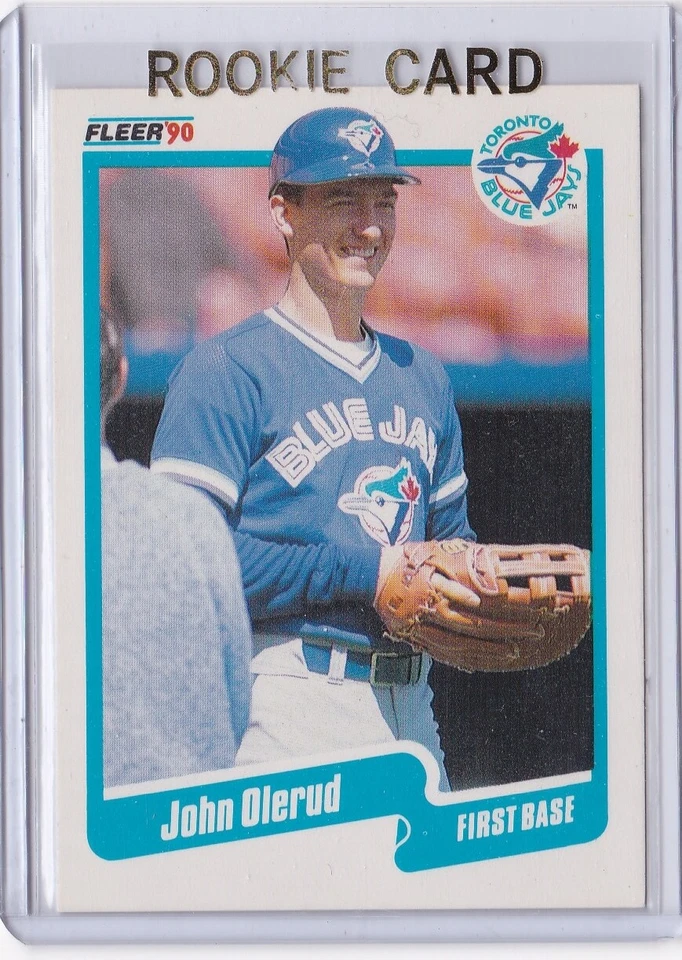 1990 Fleer Update John Olerud Rookie Card RC #U-128 Mint (Toronto Blue Jays) - Image 1 of 1