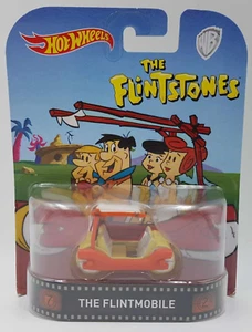 Hot Wheels The Flintstones The Flintmobile (2017, Real Riders) FRW03 NEW SEALED - Picture 1 of 12