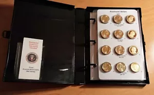 2007-2009 P-D-S Presidential Dollars in Book Armored 360` w/12 diff. Presidents - Picture 1 of 12