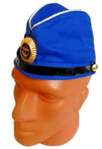 Soviet Russian Navy Officer Tropical Pilotka Removable Visor Cap 57cm S/M USSR - Picture 1 of 10