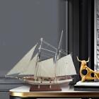 1/70 Wooden Sailing Boat Vessel Wooden Model Building Crafts for Desk Decor
