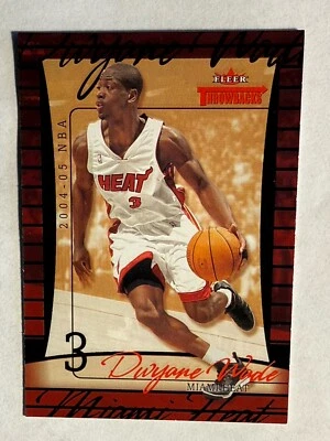 2004-05 Fleer Throwbacks Duane Wade #54 Miami Heat - Image 1 of 4