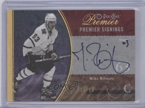 2009-10 O-Pee-Chee Premier Signings Spectrum /15 Mike Ribeiro #PS-MR Auto