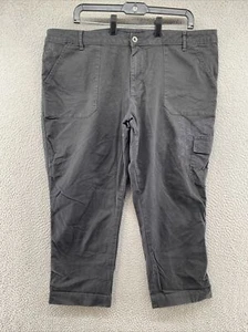 Lee Mid Rise Fit Women’s Crop Embroidered Floral Cargo Pants in Size 18M - Picture 1 of 12