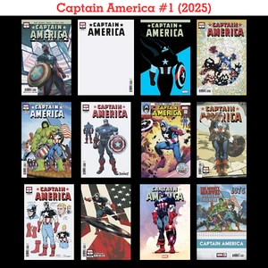 CAPTAIN AMERICA #1 **COVER SELECT** [1:10][1:25][1:50][1:100] PRESALE 07/02/25 - Picture 1 of 15