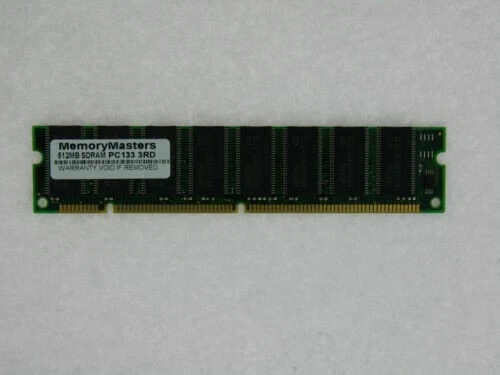 Lot of 10PCS x 512MB PC133 133Mhz NON-ECC168pin SDRAM DIMM Memory Low Density - Image 1 of 1