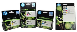 HP 963 963 XL Multipack Schwarz/Cyan/Magenta/Gelb 4-Pack NEU OfficeJet Drucker - Bild 1 von 4