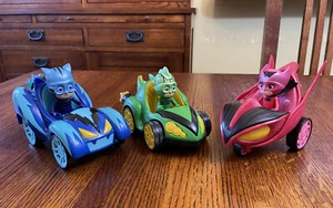 PJ Masks Hero Blast Lot Owl Glider Cat Car Gekko Mobile Owlette CatBoy VGUC - Picture 1 of 9