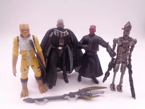 Star Wars Celebrate The Saga BOSSK IG-88 & DARTH VADER MAUL Lot Cover