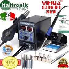STAZIONE SALDANTE DISSALDANTE YIHUA 8786D I ARIA CALDA 2 IN 1 CON 4 UGELLI