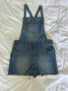 Girls Denim Overalls - Picture 1 of 4