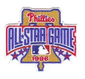 PHILADELPHIA PHILLIES PATCH 1996 ALL STAR VINTAGE JERSEY STYLE MLB WORLD SERIES - Picture 1 of 1