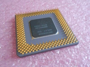 Vintage Pentium Socket 5/7 CPU 1995 Era A80502-100 8KB/66MHz Retro P100 - EXC - Picture 1 of 5