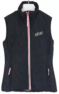 HELLY HANSEN Warm Core Primaloft Waistcoat Women's XS Full Zip Padded Black Vest - Picture 1 of 9