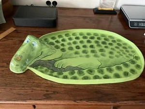 Paper Mache Tray Alligator Vintage  24’’x13’’x4’’  Thailand 1970’s - Picture 1 of 12